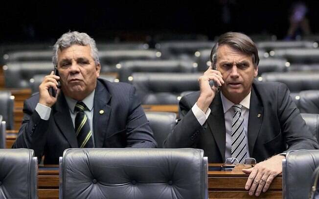 Alberto Fraga e Jair Bolsonaro