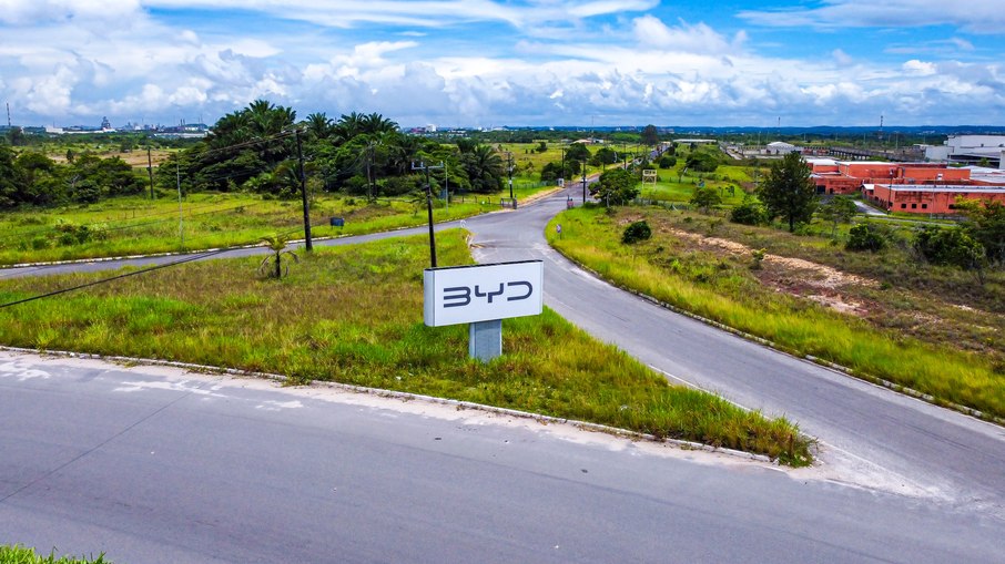 Fábrica da BYD na Bahia Fábrica da BYD na Bahia