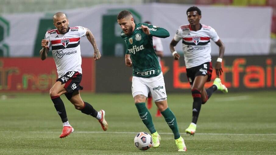 Palmeiras e São Paulo se enfrentaram na Libertadores