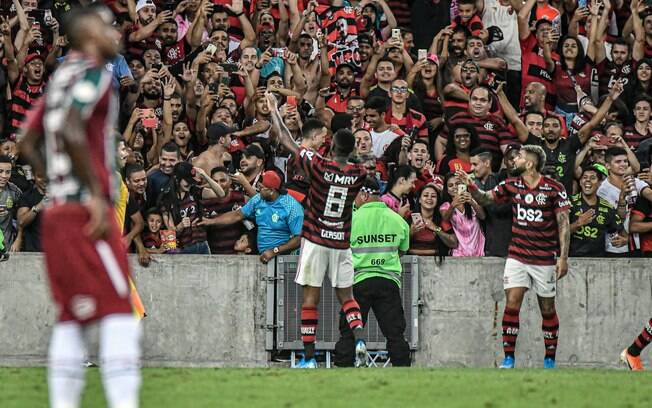 Flamengo venceu Fluminense no último jogo