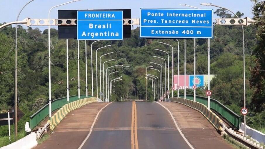 Trecho em Foz do Iguaçu que liga à fronteira da Argentina