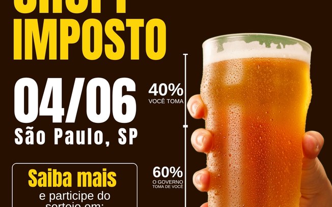 Maior Chopp Sem Imposto de São Paulo será nos próximos dias