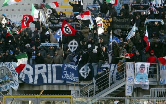 Parte da torcida da Lazio tem tido atitudes lamentáveis com ligação ao racismo e antissemitismo