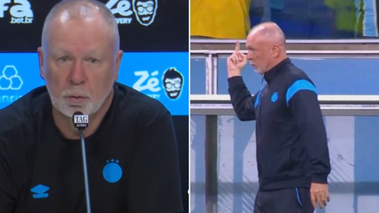 Mano Menezes explica dedo pra torcida do Grêmio e pede "respeito"