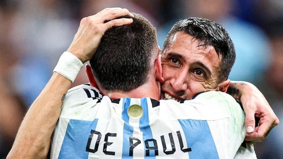 De Paul e Di María atuaram na vitória da Argentina contra a Costa Rica