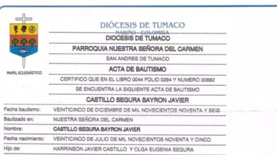 Documento apresentado pelo Chile como prova