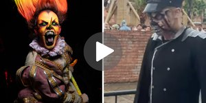 Visitante tenta assustar monstro e recebe o troco: "feia já é"