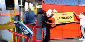 Prefeitura do Rio lacra ônibus de empresas por falta de vistoria