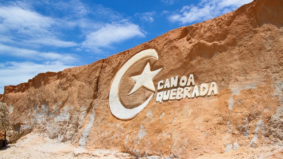 Símbolo da cidade de Canoa Quebrada, no Ceará