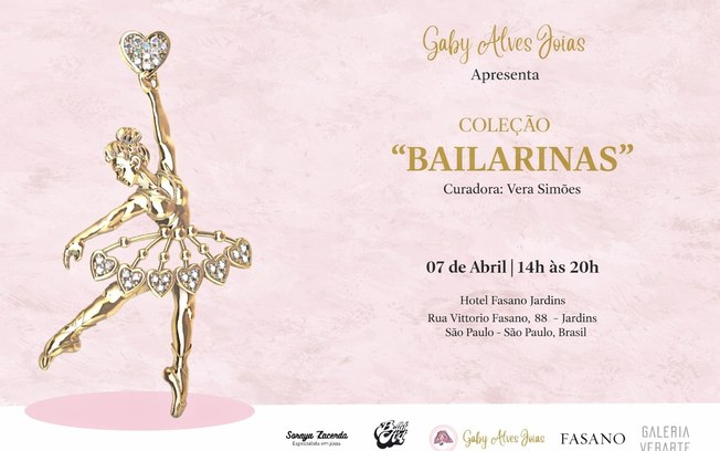 Coleção “Bailarinas” de Gaby Alves estreia em abril