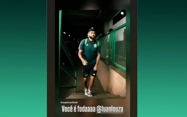 Luan, atacante do Gama-DF, se envolveu em confusão durante partida da Série D Luan, atacante do Gama-DF, se envolveu em confusão durante partida da Série D