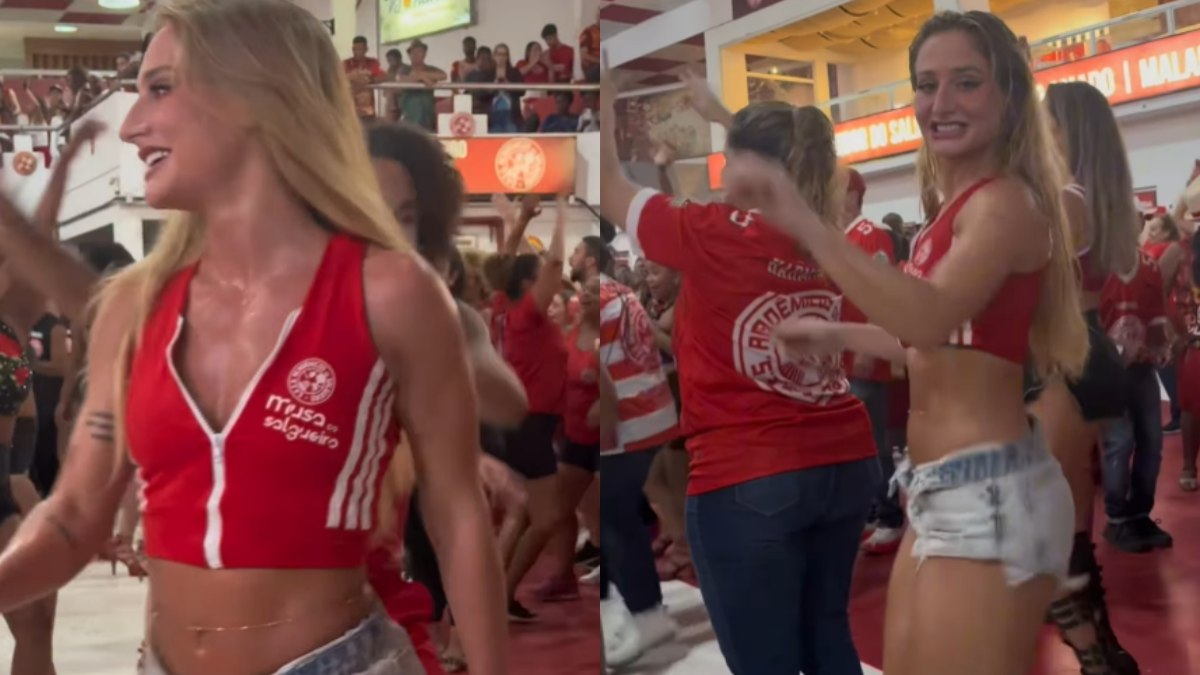 Bruna Griphao exibe sensualidade em ensaio do Salgueiro