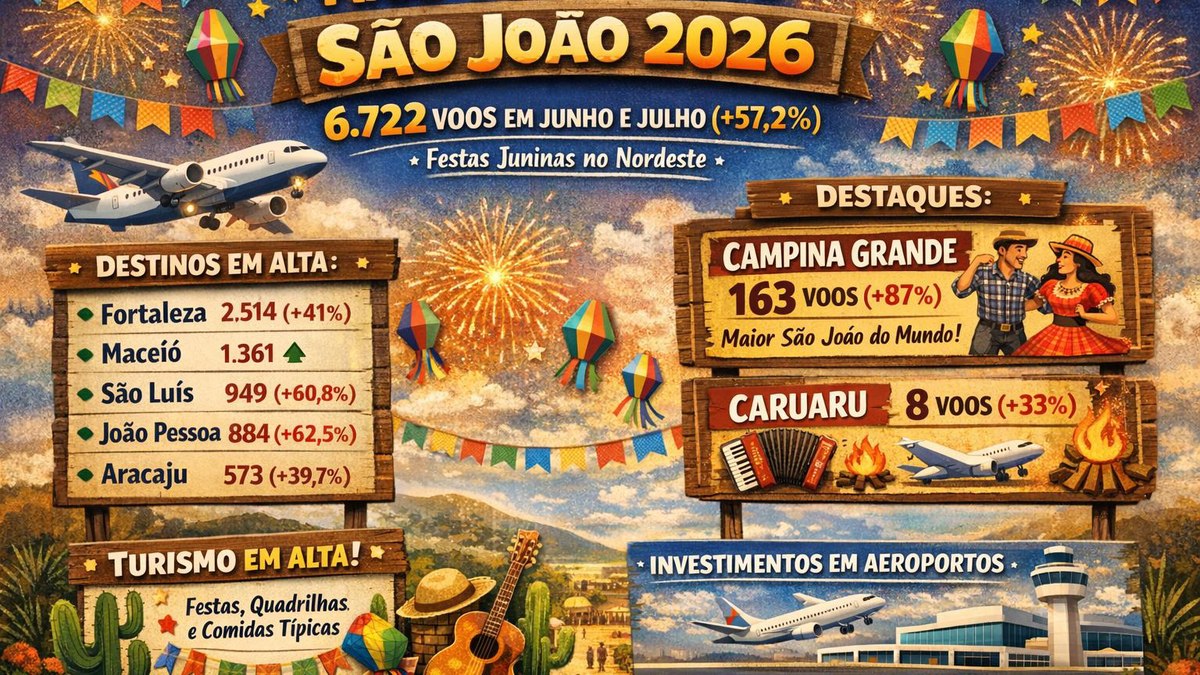 Fortaleza terá mais de 2.500 voos Fortaleza terá mais de 2.500 voos