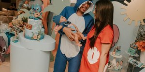 João Gomes e Ary Mirelle fazem ensaio de fotos com filho; veja
