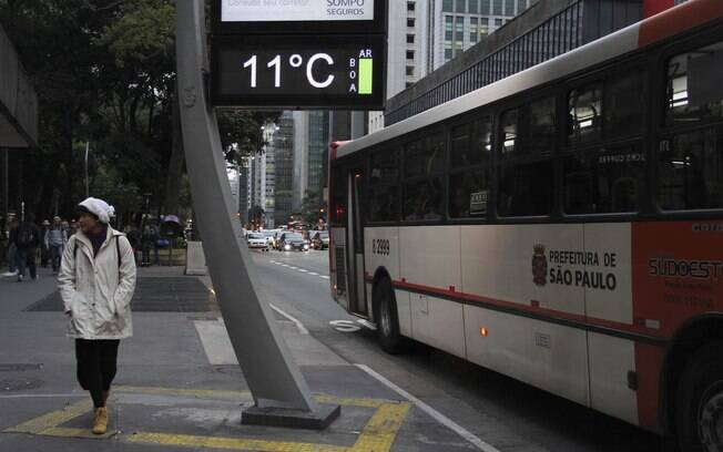 Temperaturas no país vão continuar baixas neste domingo (23) em todo o Brasil
