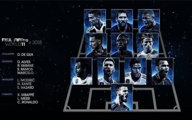 Mbappé foi escolhido para seleção do Fifa The Best 2017/18
