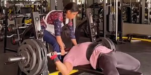 Fisiculturista quase morre ao ficar sufocado com 156kg no supino