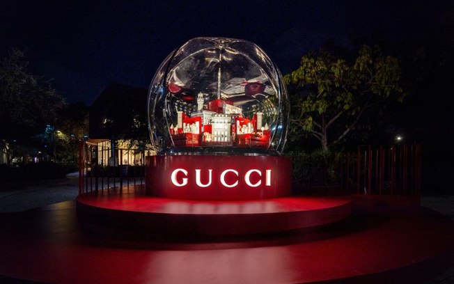 Gucci inaugura instalação de Natal no Miami Design District