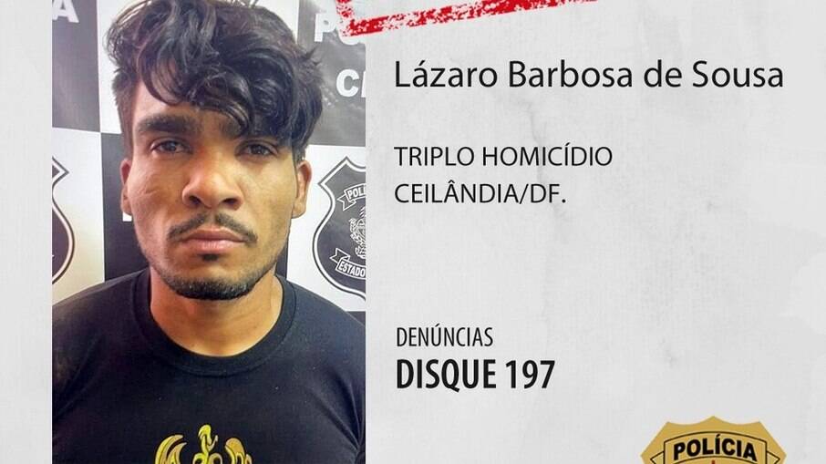  Lázaro Barbosa de Souza, procurado pela polícia há 7 dias