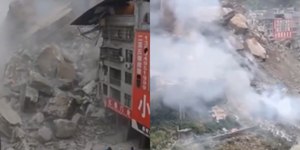 Deslizamento de terra deixa mortos e 34 desaparecidos; veja vídeo