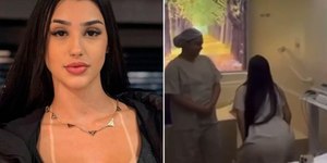 Bia Miranda dança funk no hospital com 7cm de dilatação