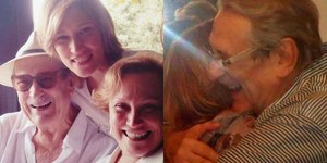 Beth Goulart publica fotos de casamento de Nicette Bruno e Paulo Goulart