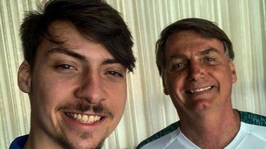 Renan Bolsonaro e seu pai