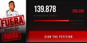 Torcida do Real Madrid cria petição para expulsar Mbappé do clube