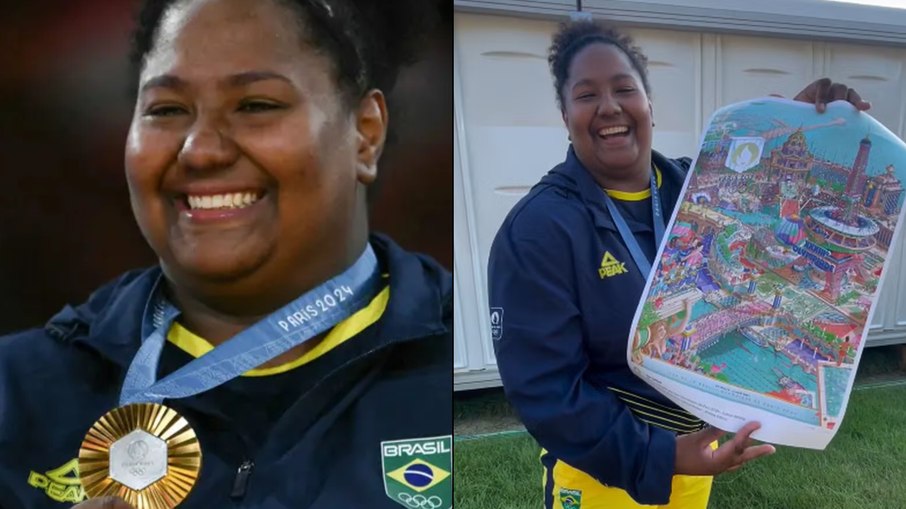 Bia Souza foi a primeira atleta brasileira a ganhar uma medalha de ouro nas Olimpíadas de Paris 2024