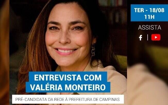 Valéria Monteiro é a entrevista do iG nesta terça-feira (17).