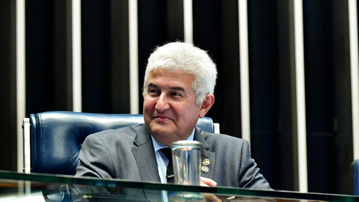 Senador Astronauta Marcos Pontes (PL-SP) no Plenário do Senado Federal