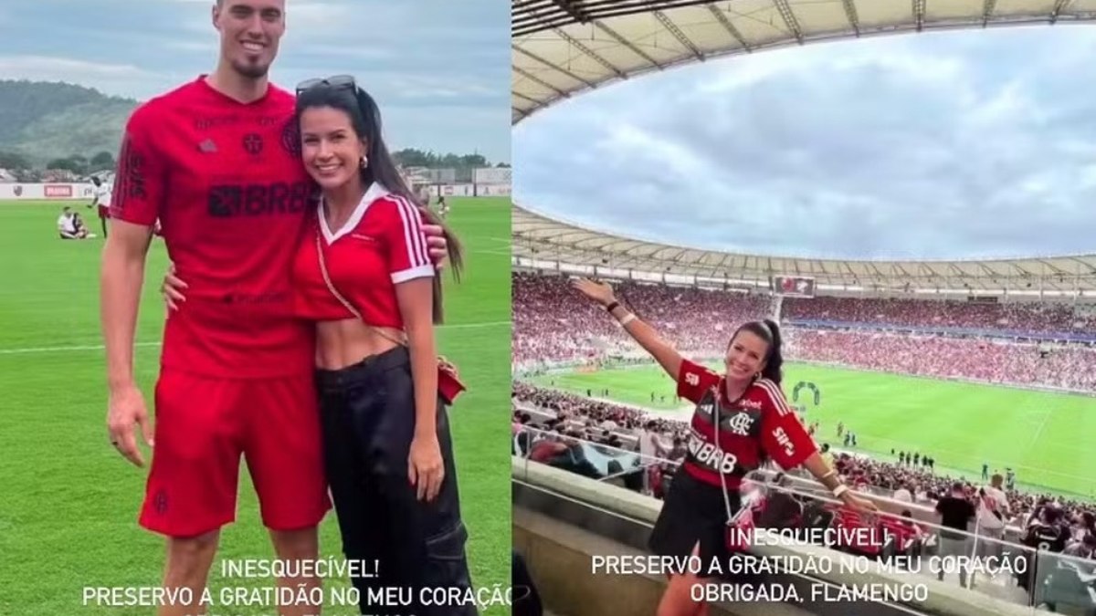 Fernanda Bachi é esposa de Matheus Bachi, filho de Tite e auxiliar do treinador