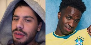 Zé Felipe se revolta com Vini Jr. após derrota do Brasil na Copa