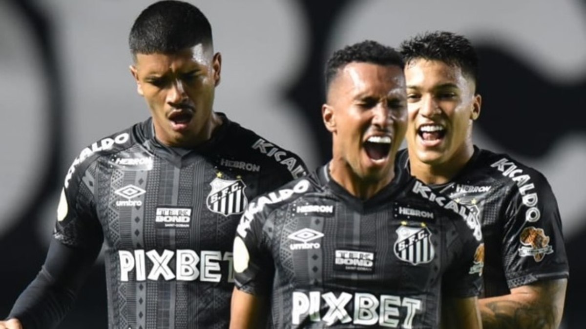 Santos goleou o Juventude por 4 a 1 na Vila Belmiro