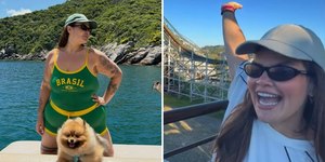 105 quilos mais magra, Thais Carla passa um dia no Hopi Hari