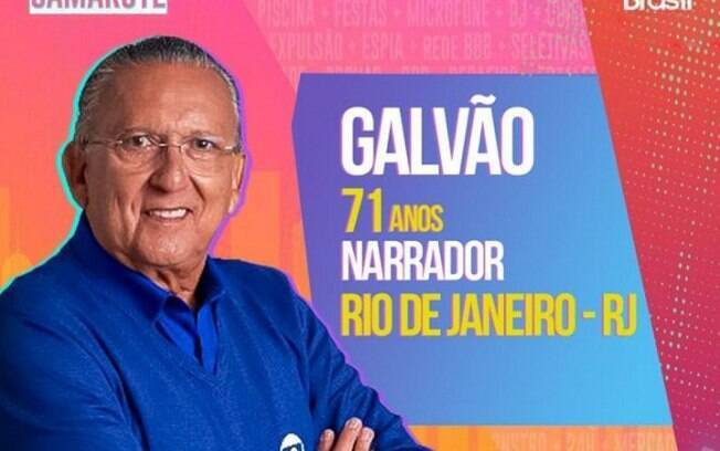Memes: após brincadeira de Galvão Bueno, web 'viaja' ao imaginar como seria o narrador da Globo no BBB
