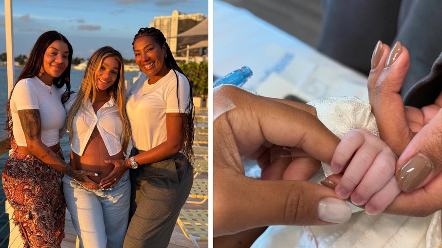 Silvana Oliveira, mãe de Ludmilla, celebra chegada da neta Silvana Oliveira, mãe de Ludmilla, celebra chegada da neta