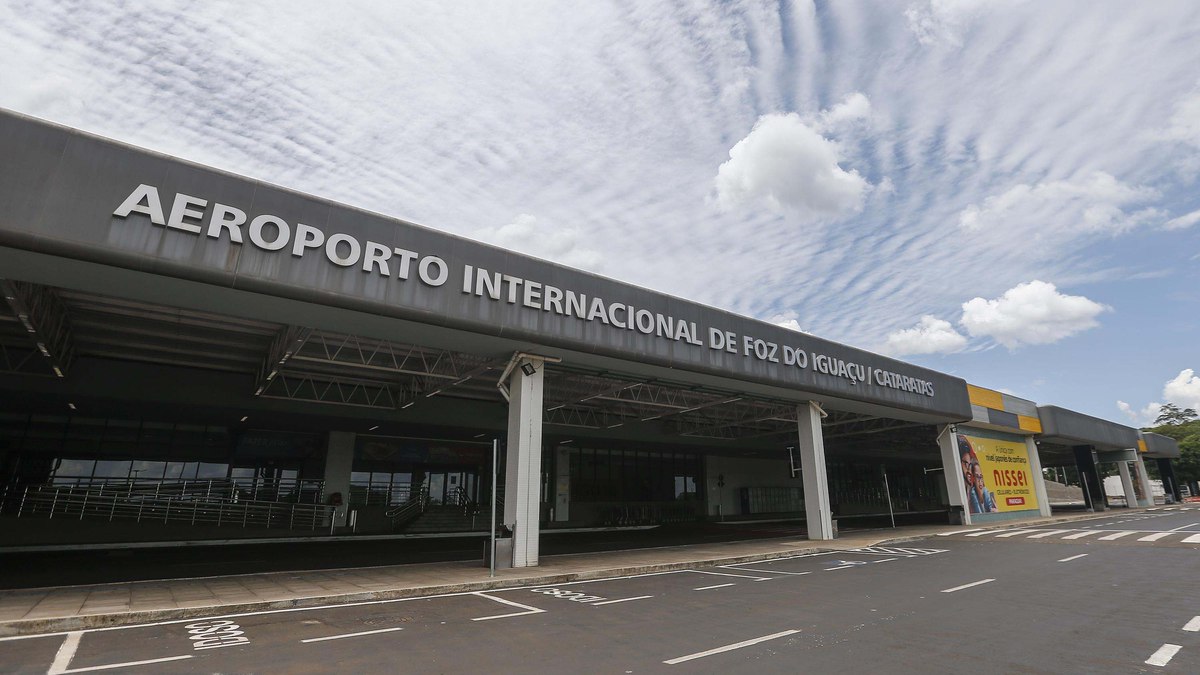 Aeroporto Internacional das Cataratas, em Foz do Iguaçu, Paraná.