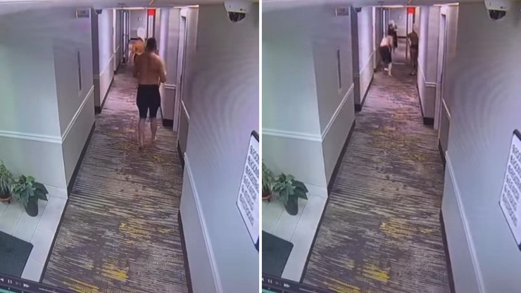 VÍDEO: mulher é perseguida e agarrada por homem em resort