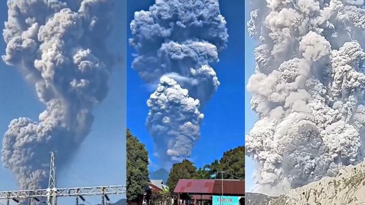 VÍDEO: vulcão entra em erupção na Indonésia e deixa 3 mortos