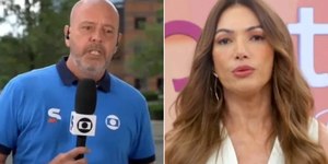 Patrícia Poeta manda recado ao vivo para Alex Escobar após susto