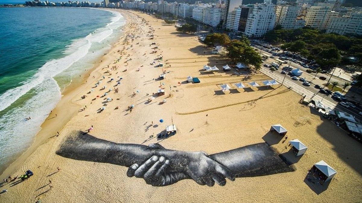 Pinturas do projeto Beyond Walls chegaram ao Brasil