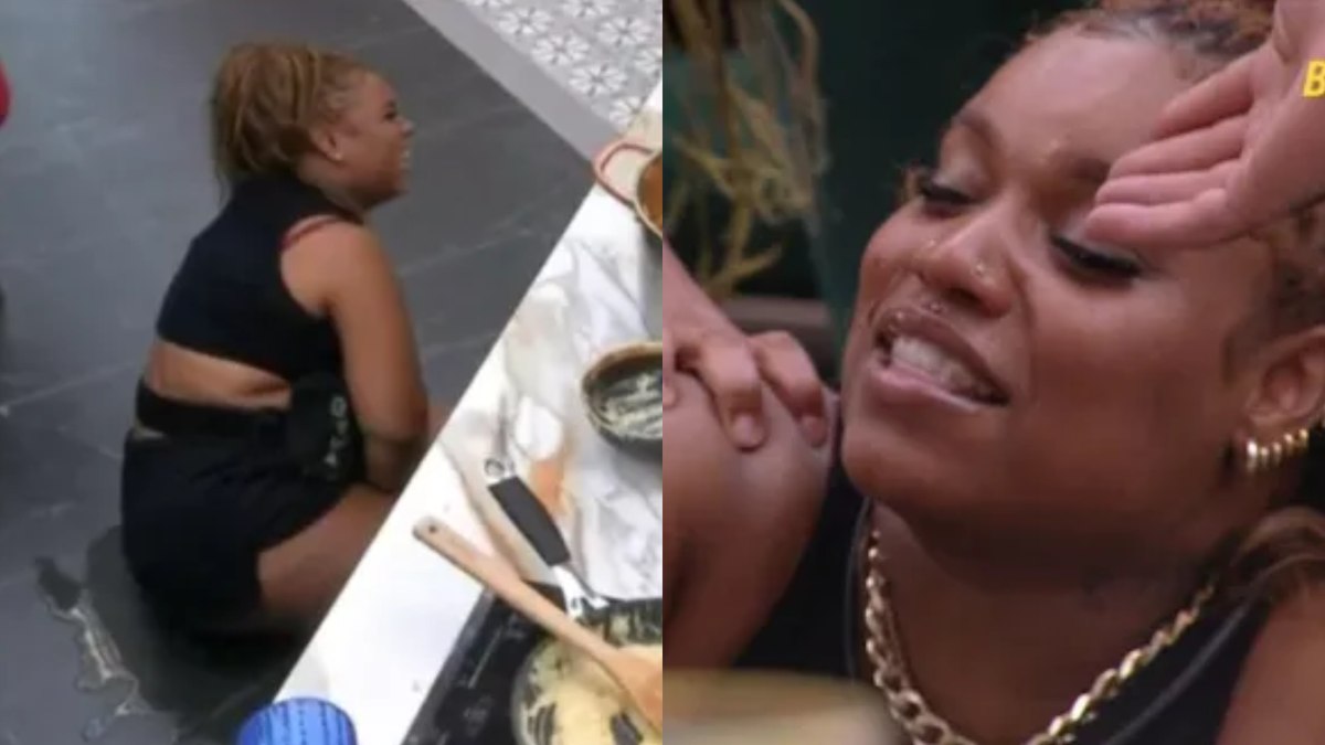 Camilla faz xixi na cozinha do 'BBB 25'