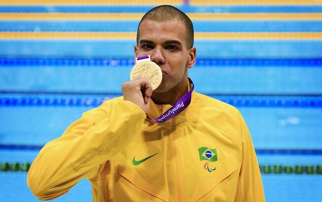 O nadador André Brasil participou de três Jogos Paralímpicos