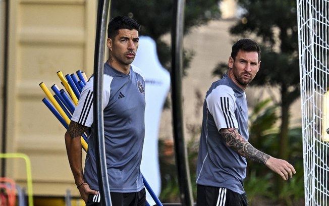 Treinador do Inter Miami revela que Messi e Suárez não atuaram em amistoso por estarem machucados