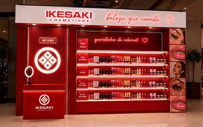 Ikesaki lança 1° hub live commerce de beleza em loja física