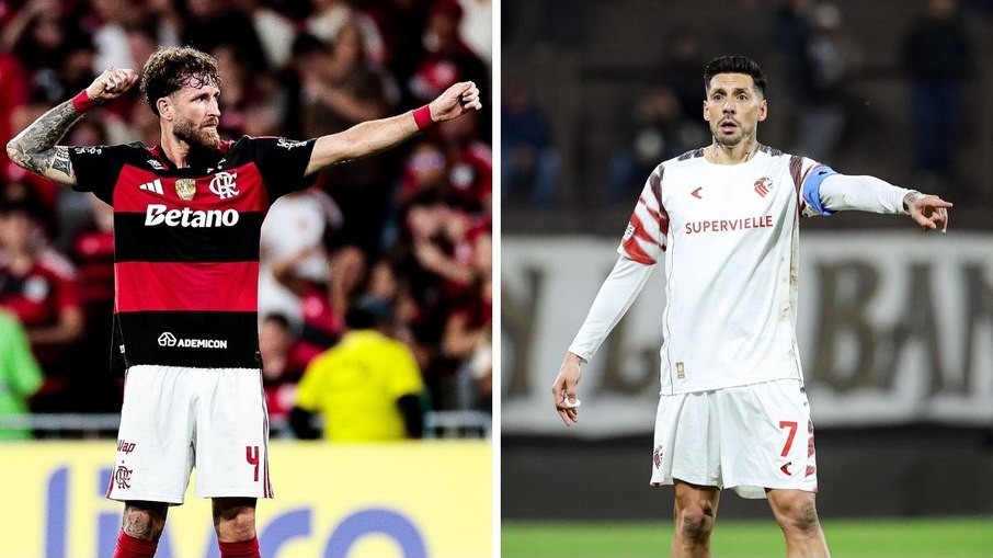 O zagueiro Léo Pereira chega animado depois de ter sido convocado para a Copa do Mundo