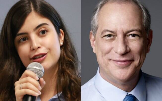 Tabata Amaral e Ciro Gomes