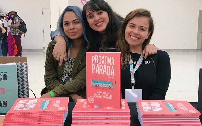 Fundadoras da Editora Duplo Sentido: Vanessa Marine, Bruna Fontes e Tamara Soares 