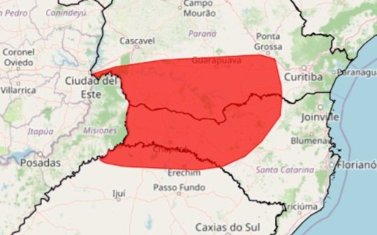 Ciclone põe parte do Sul em perigo extremo para tempestades